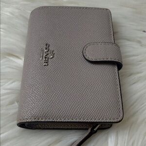 Coach Taupe Leather Men's Wallet